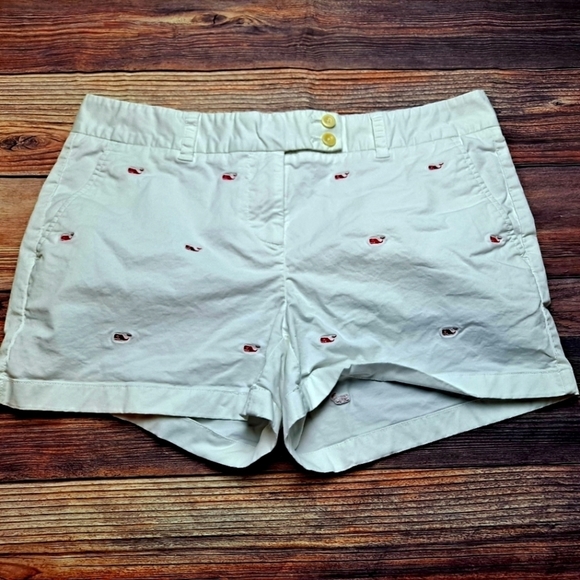 Vineyard Vines Whale Embroidered Dayboat Shorts - Picture 4 of 4